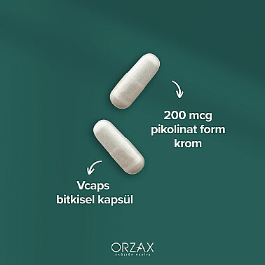 Orzax Ocean Krom Pikolinat 200 mcg 90 Kapsül - 5