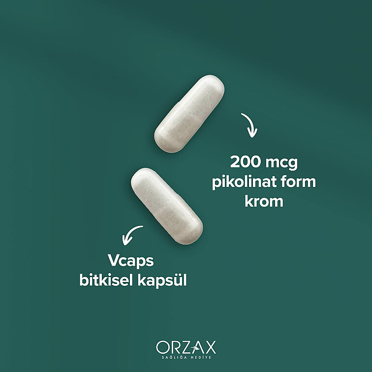 Orzax Ocean Krom Pikolinat 200 mcg 90 Kapsül - 5
