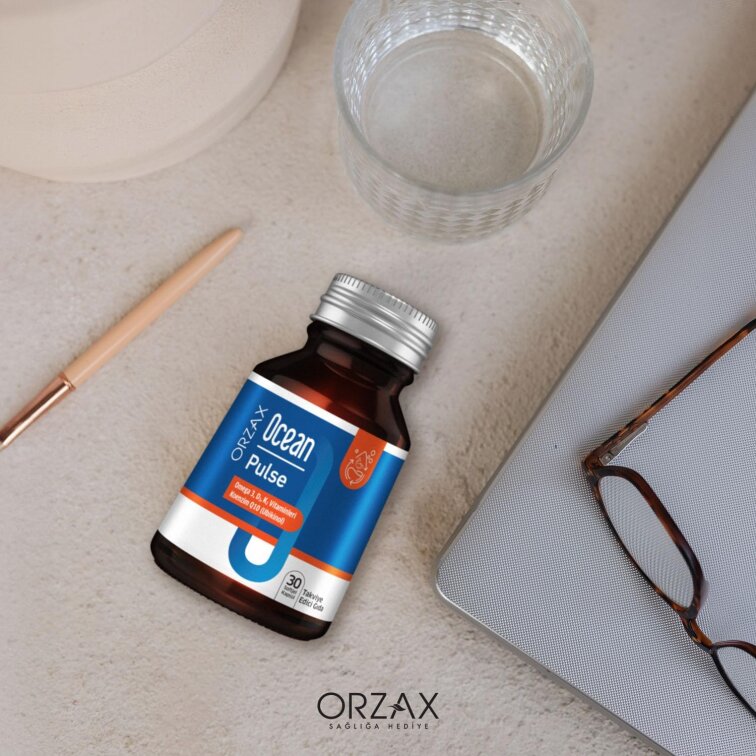 Ocean Pulse Omega 3- Vit K2 - Vit D3 -Ubiquinol 30 Kapsül - 3