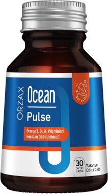 Ocean Pulse Omega 3- Vit K2 - Vit D3 -Ubiquinol 30 Kapsül