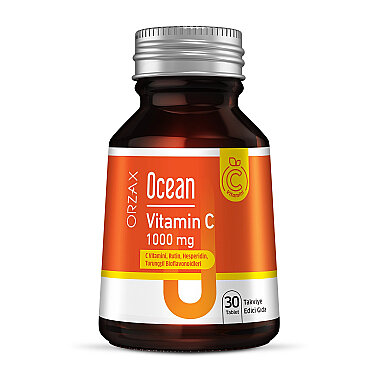 Orzax Ocean Vitamin C 1000 mg 30 Tablet