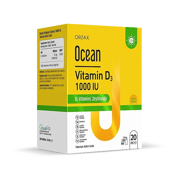 Ocean Vitamin D3 1000 IU Oral Sprey 20 ml - 6