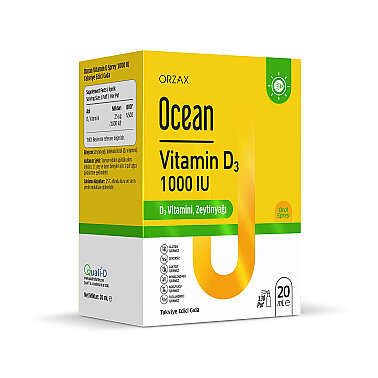 Ocean Vitamin D3 1000 IU Oral Sprey 20 ml