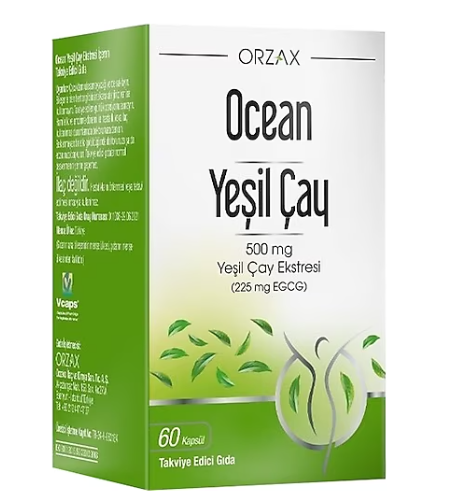 Ocean Yeşil Çay Ekstresi 500 mg 60 Kapsül - 6