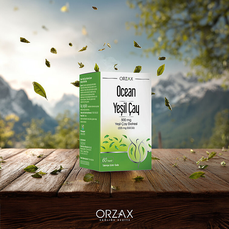 Ocean Yeşil Çay Ekstresi 500 mg 60 Kapsül - 5