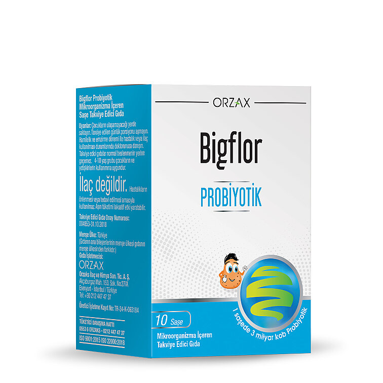 Orzax Bigflor Probiotic 10 Saşe - 1