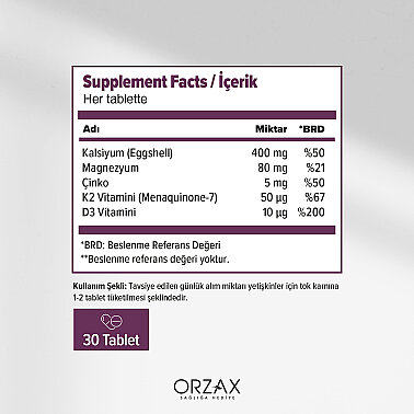 Orzax Cosakondrin-Op 30Tablet - 2