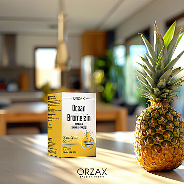 Orzax Ocean Bromelain 30 Kapsül - 5