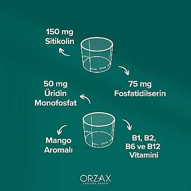 Orzax Ocean Cogniven Mango Aromalı 150 ml Sınav Seti Hediye - 3