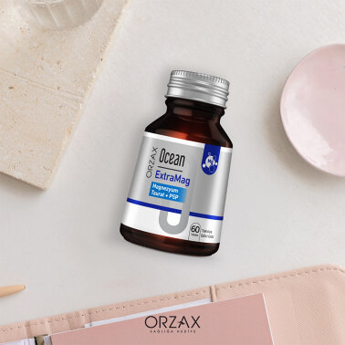 Orzax Ocean ExtraMag Magnezyum Taurat+P5P Takviye Edici Gıda 60 Tablet - 3