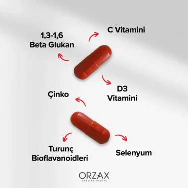 Orzax Ocean İmunol Complex Beta Glukan Takviyesi 30 Kapsül - 3