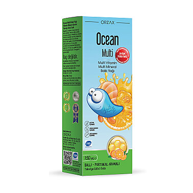 Orzax Ocean Multi Ballı Portakal Konsantreli Şurup 150 ml