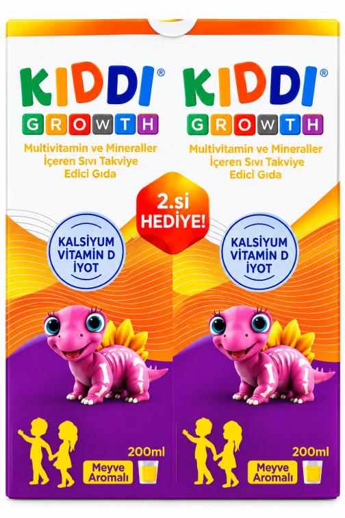 Pharmaton Kiddi Growth Şurup 200 ml - 2'li Kofre - 1