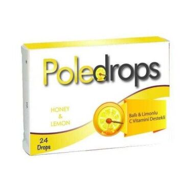 Poledrops Ballı Limonlu 24 Pastil