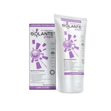 Solante Pregna 50 Faktör Hamileler için Güneş Losyonu 150 ml