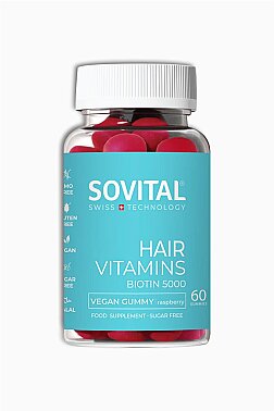 Sovital Hair Vegan Gummy Saç Vitamini 60 Adet