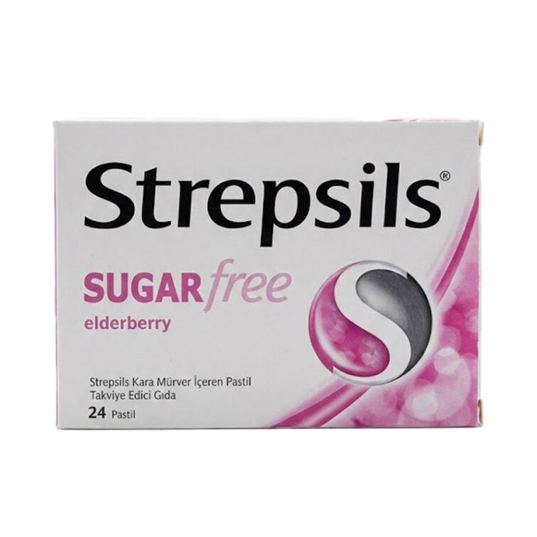 Strepsils Kara Mürver İçeren Pasil 24 Pastil - 1