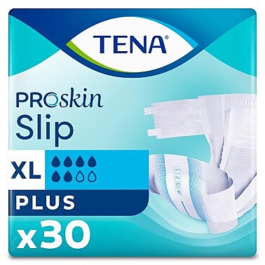Tena Proskin Slip Plus 6 Damla Hasta Bezi xLarge 30'lu