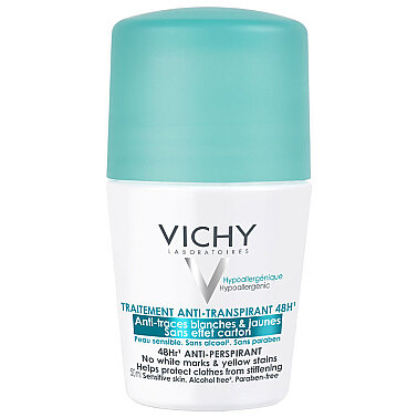 Vichy Yoğun Terleme Karşıtı İz Bırakmayan 50 ml Roll-On