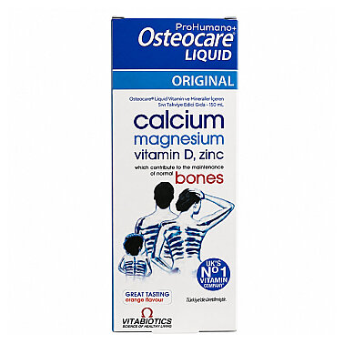 Vitabiotics Osteocare Liquid İçeren Sıvı Takviye Edici Gıda 150 ml