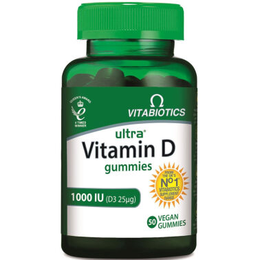 Vitabiotics Ultra Vitamin D Gummies 1000 IU 50 Kapsül