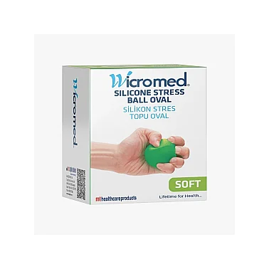 Wicromed Stres Topu Silikon Oval Yeşil